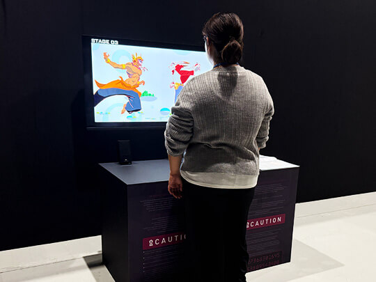 劇場公開15周年記念「サマーウォーズ展」体験シーン３